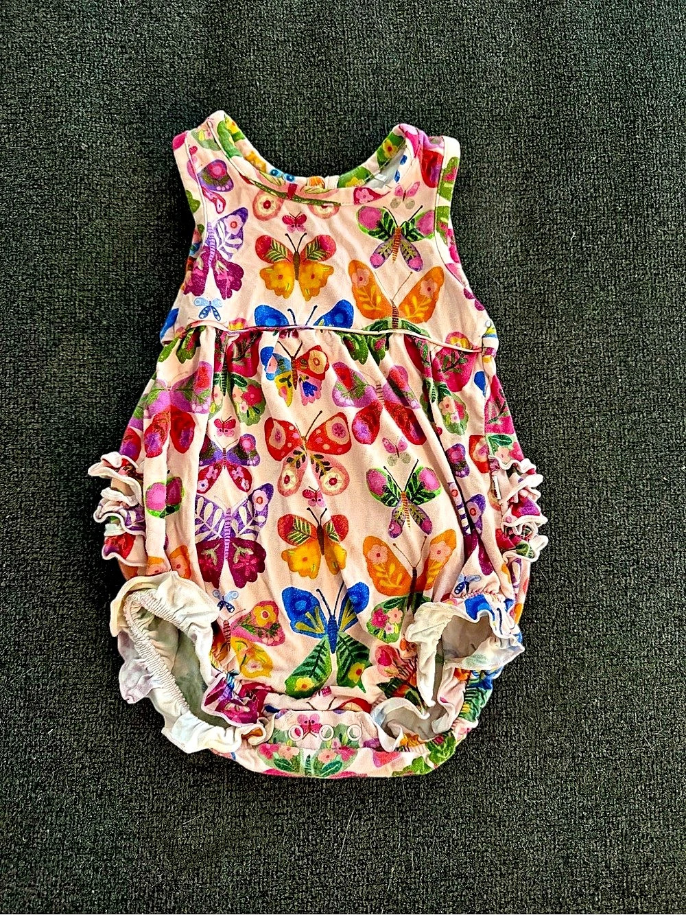 Little Sleepies butterfly romper